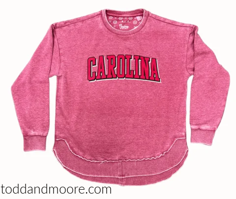 Carolina Gamecocks Vintage Poncho Fleece Pullover Hooded Pullover Sweater