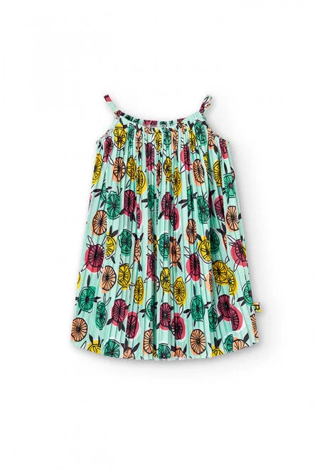 Pleated Jumper Dress 456128-9080 Terry Blend Velvet Blend Canvas Blend