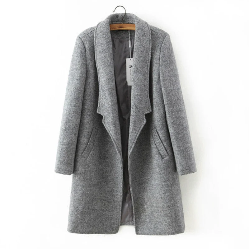 women winter autumn jacket long women coat slim suit collar long style soild woolen coat female jacket Belted Jacket Elasticated Jacket Padded Jacket women winter autumn jacket long women coat slim suit collar long style soild woolen coat female jacket Belted Jacket Elasticated Jacket Padded Jacket