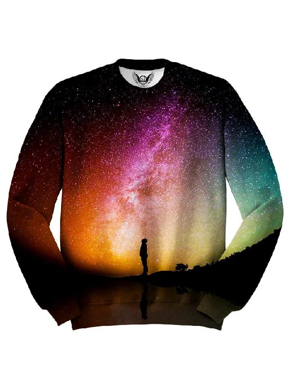 Space Reflection Sweater High Neck Crew Neck V-Neck