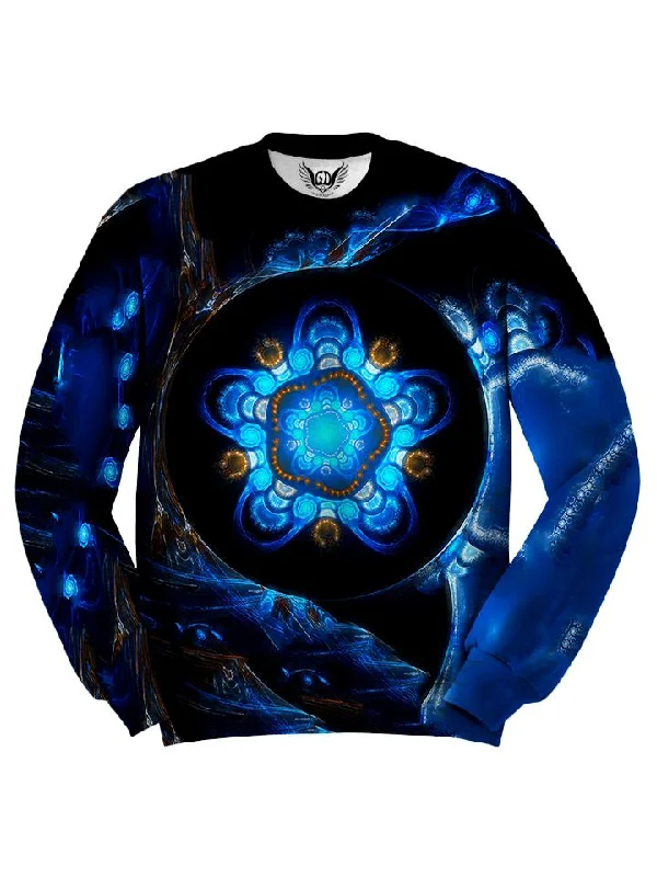 Centered Alien Tech Mandala Sweater Nylon Fabric Polyester Fabric Spandex Fabric