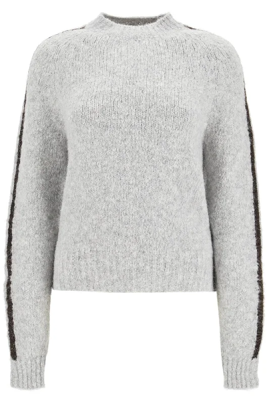 Grand Slam Pullover Swe  - Grigio Scalloped Neck Pullover