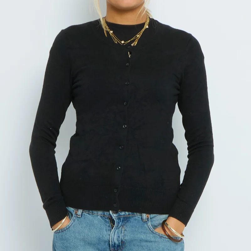 Banana Republic Buttoned Fine Knit Cardigan - UK 6 Anti-Pilling Anti-Shrink Durable