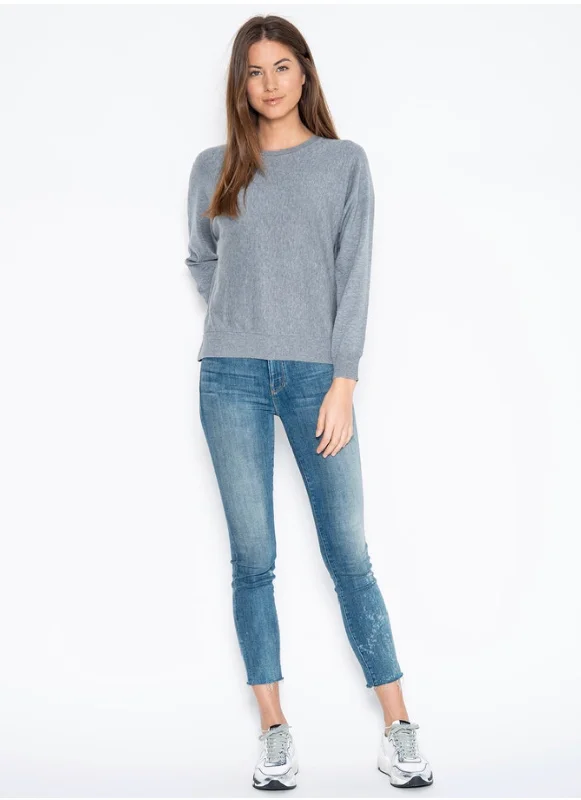 One Grey Day | Anders Pullover Plunging Neck Pullover