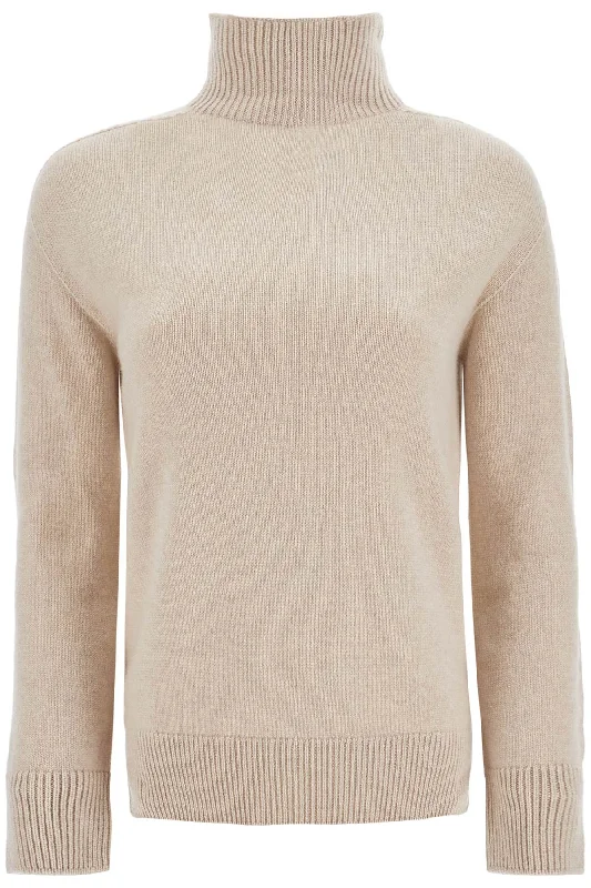 Cashmere Oak Pullover Swe  - Beige Soft Wool Sweater