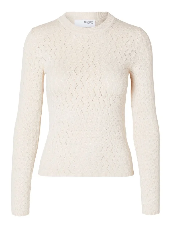 Selected Femme Cabala - Pullover Crew Neck Wool