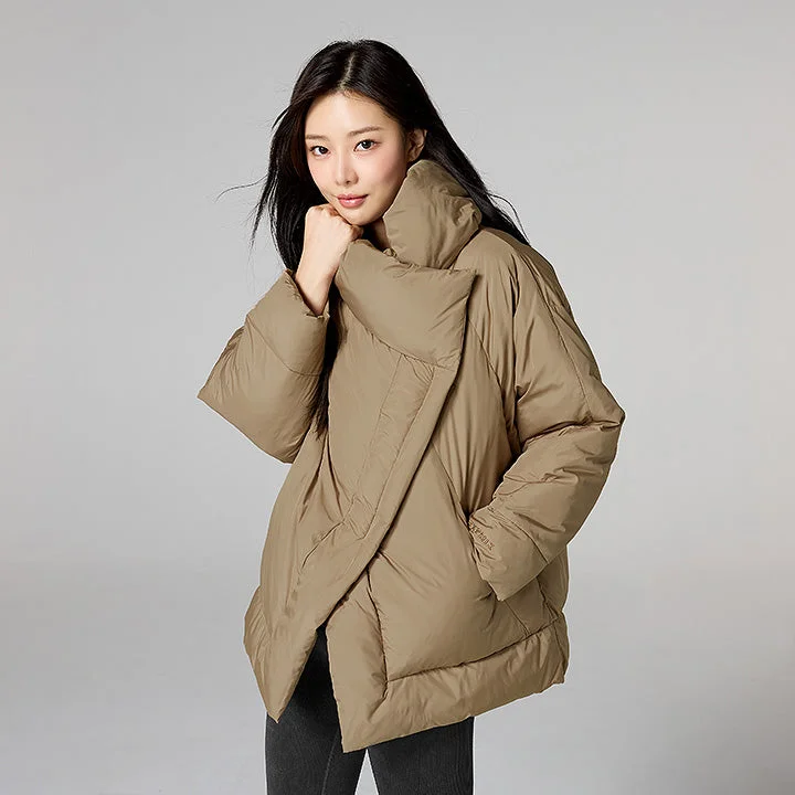 High Neck Rap Padding Jacket Toggled Jacket Drawstring Jacket Belted Jacket