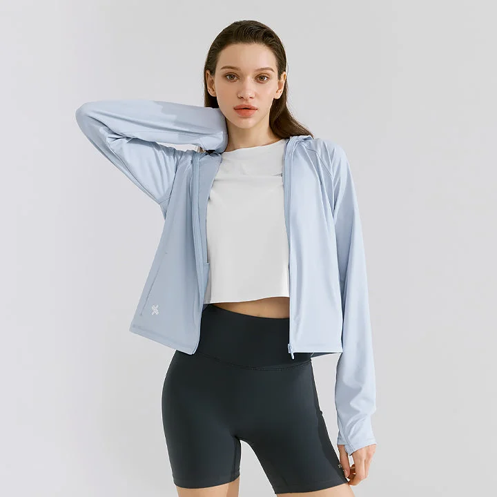 Summer Breeze UV Protection Zip up Jacket Zip Front Button Front Snap Front