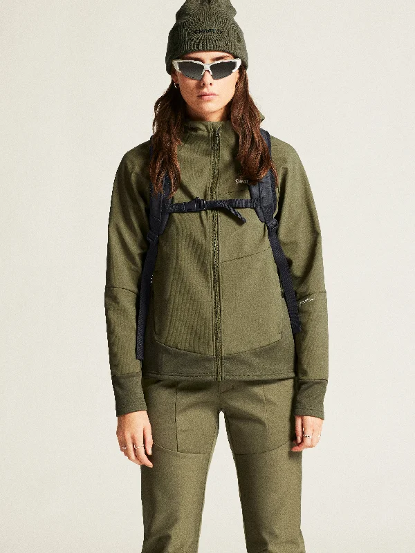 Craft - Adv Backcountry Hybrid Jacket - Femme Boat Neck Shawl Collar Notched Collar