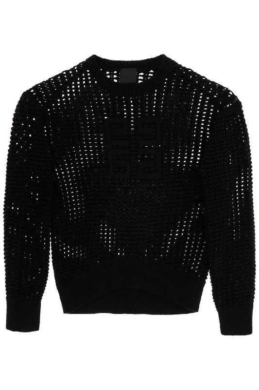 4g Wool And Cashmere Pullover  - Black Fitted Ribbed Sweater