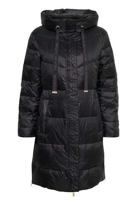 Culture Aisha Down Jacket Plaid Jacket Tartan Jacket Houndstooth Jacket
