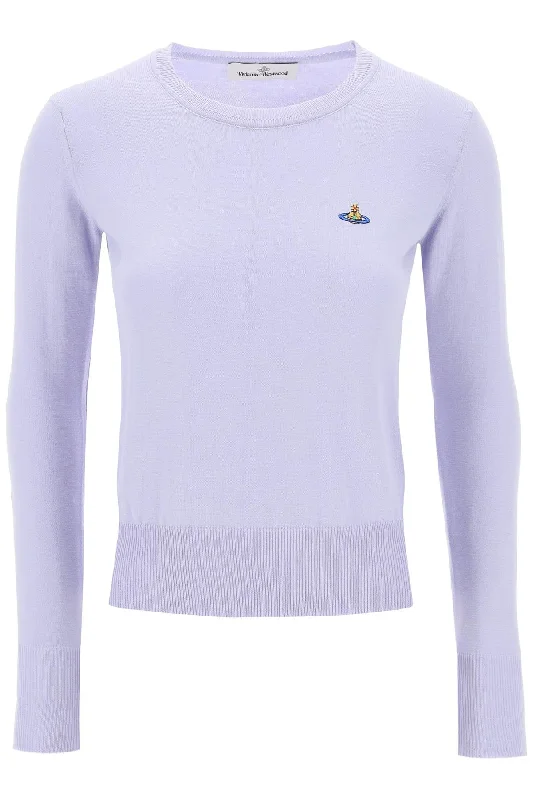 Embroidered Logo Pullover  - Purple dolman Sleeve Top
