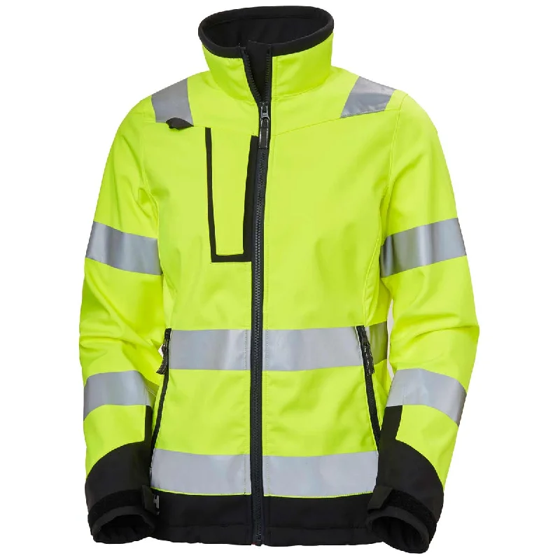 Helly Hansen Women's Luna Hi Vis Softshell Jacket Cotton Fabric Linen Fabric Terry Fabric Helly Hansen Women's Luna Hi Vis Softshell Jacket Cotton Fabric Linen Fabric Terry Fabric
