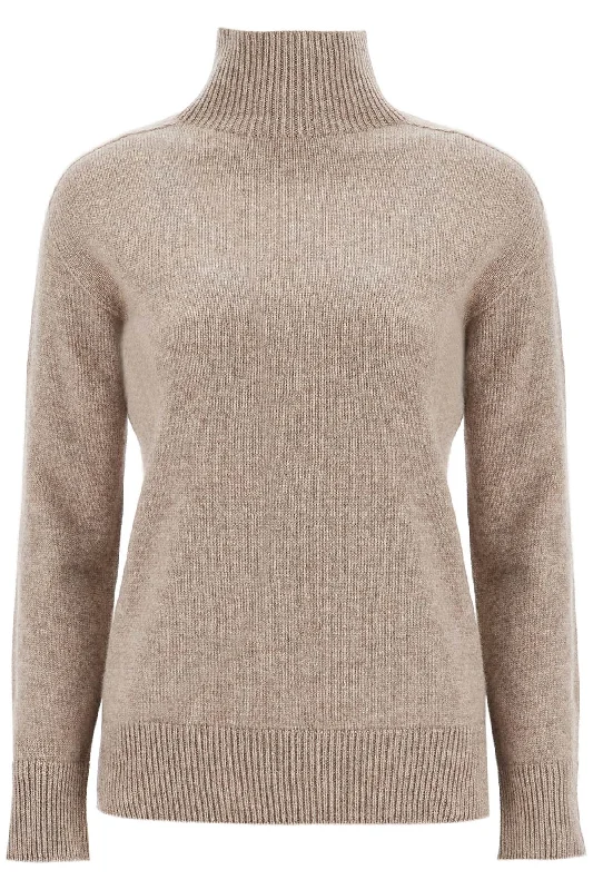 Cashmere Oak Pullover Swe  - Beige Cable Knit Chunky
