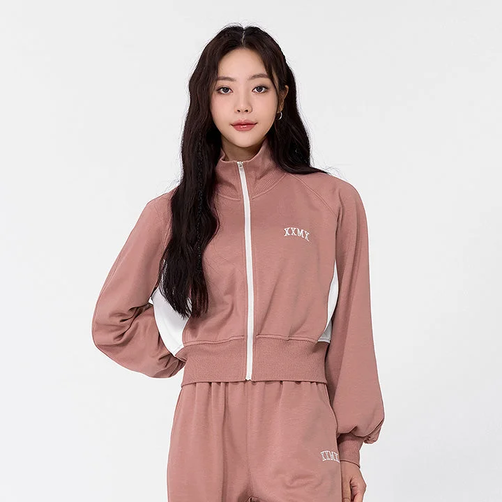 Mellow Line Zip-up Jacket Fitted Jacket Loose Jacket Oversized Jacket