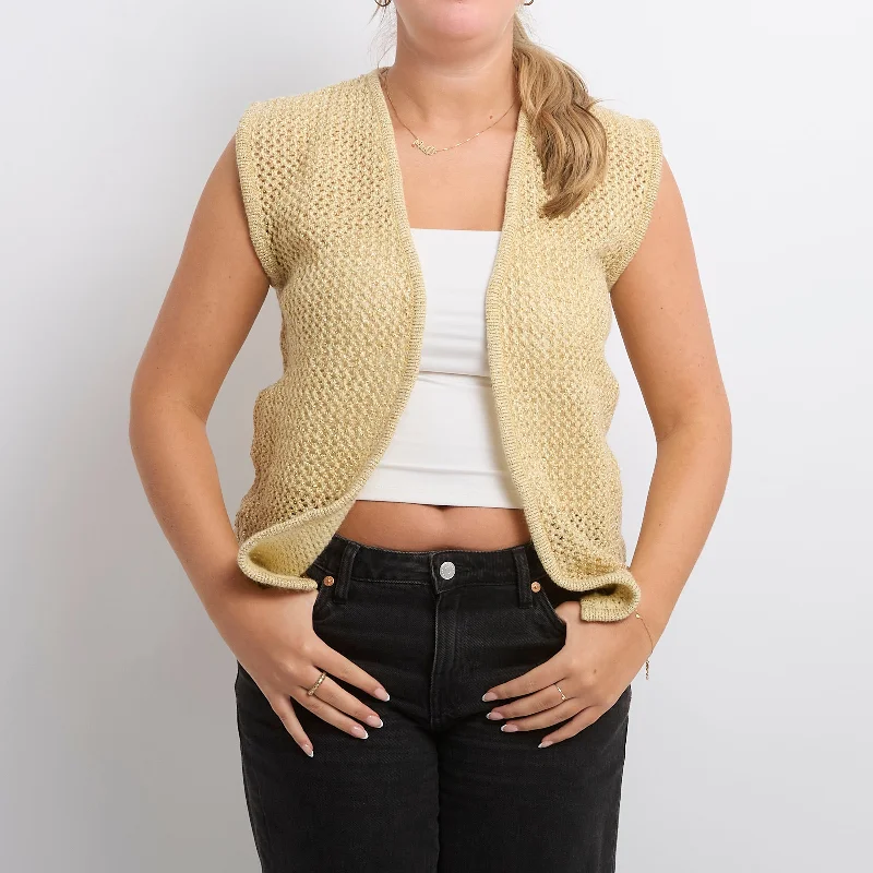 Sparkly Knitted Cardigan - UK 12 Asymmetrical,ymmetric Pencil Cardigan
