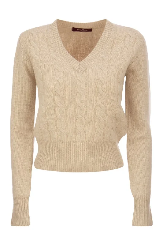 ERNESTA - Cashmere Pullover Over Sleeve Pullover