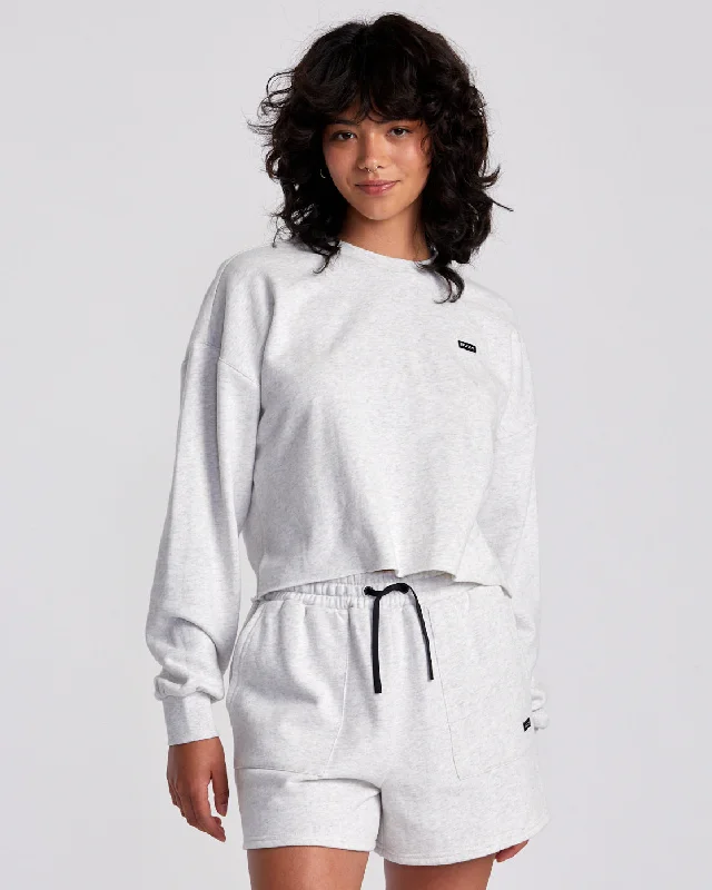 Selects Pullover - Heather Grey Surplice Neck Pullover