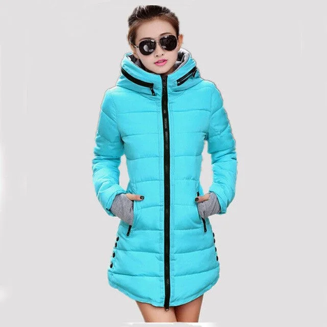 Women's Winter Jacket Medium-long Down Cotton Female Parkas Plus Size Winter Coat Women Slim Ladies Jackets And Coats Notch Collar Jacket Peter Pan Collar Jacket Cowl Neck Jacket Women's Winter Jacket Medium-long Down Cotton Female Parkas Plus Size Winter Coat Women Slim Ladies Jackets And Coats Notch Collar Jacket Peter Pan Collar Jacket Cowl Neck Jacket