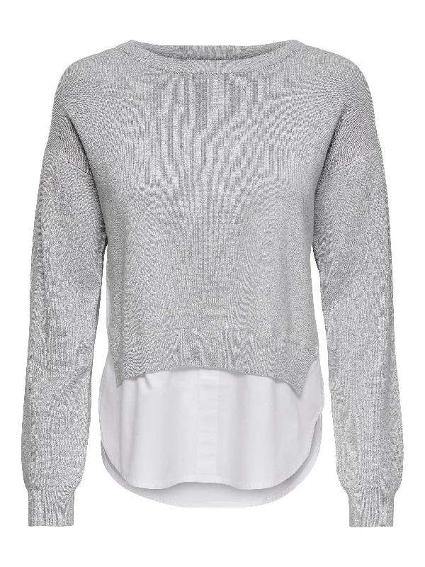Jdy Lopaz - Pullover strik Flutter Sleeve Feminine