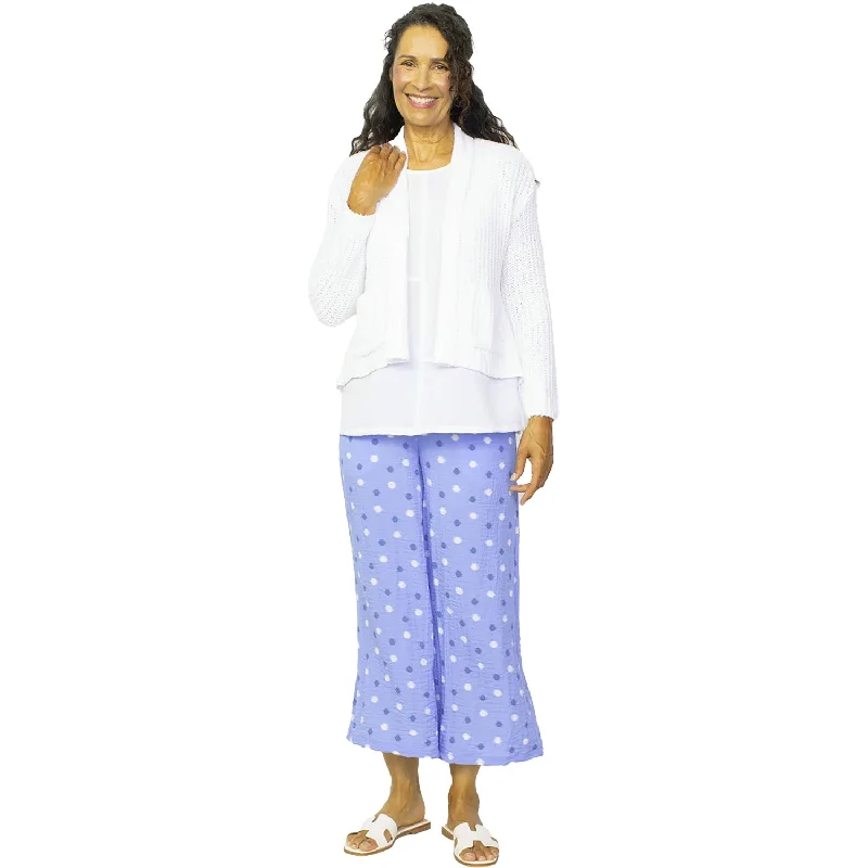Women's Habitat Fisherman Rib Cardigan White Machine Wash Dry Clean Hand Wash