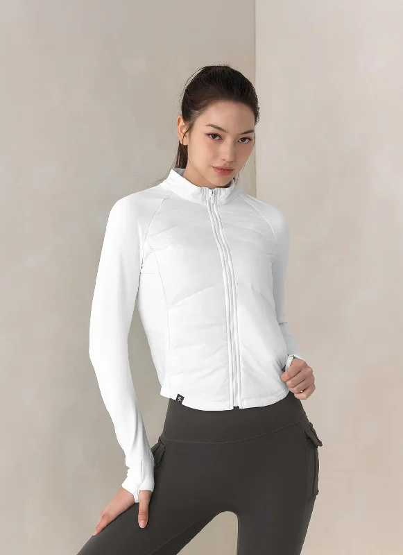 Finger Hole Lightweight Padded Mock Neck Jacket Print Jacket Jacquard Jacket Embroidered Jacket Finger Hole Lightweight Padded Mock Neck Jacket Print Jacket Jacquard Jacket Embroidered Jacket