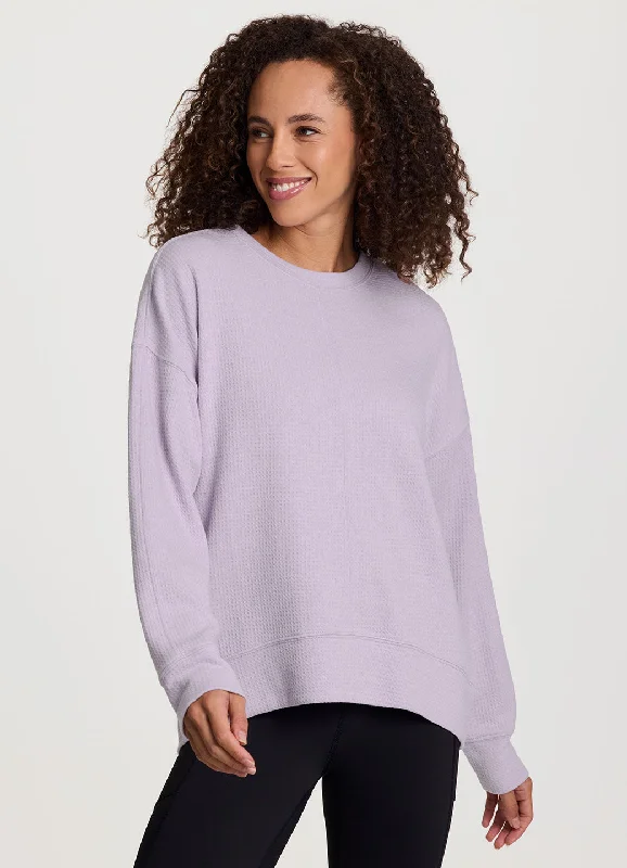Dusk 'Til Dawn Jacquard Pullover Cowl Neck Pullover