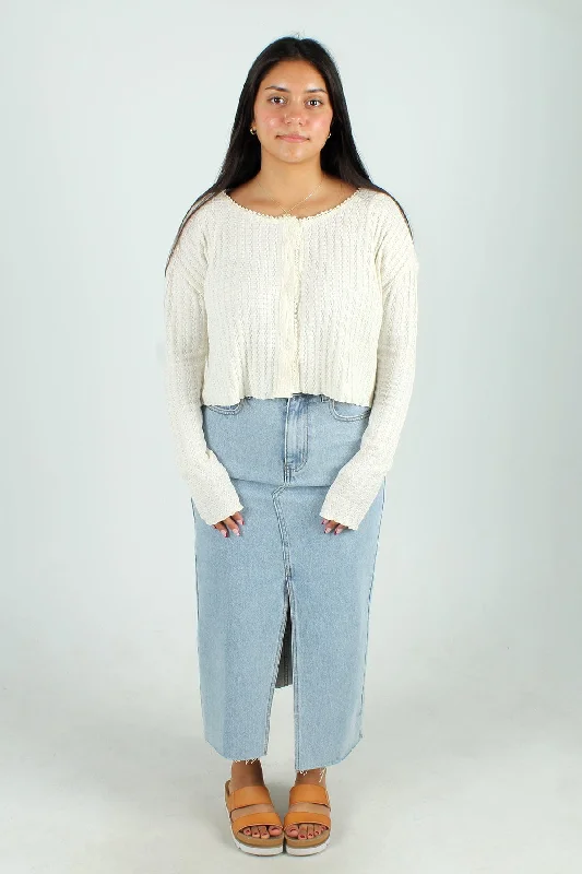 Amber Knit Cardigan Rayon Fabric Velvet Fabric Corduroy Fabric