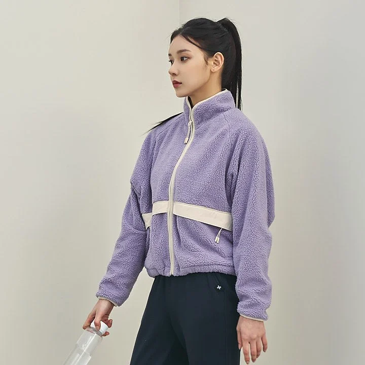 Soft Fleece Zip-Up Jacket Hoodie Zip-Up Jacket Button-Up Jacket