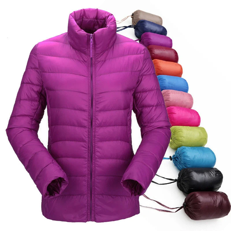 women ultra light down jacket winter duck down jackets women slim thin long sleeve parka zipper coats pockets solid Cardigan Sweater Pullover women ultra light down jacket winter duck down jackets women slim thin long sleeve parka zipper coats pockets solid Cardigan Sweater Pullover