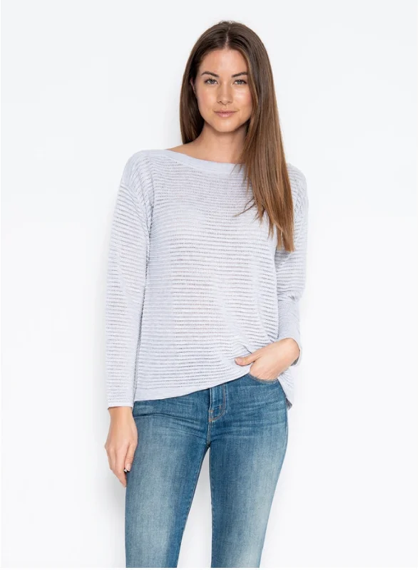 One Grey Day | Kaia Pullover Keyhole Neck Pullover