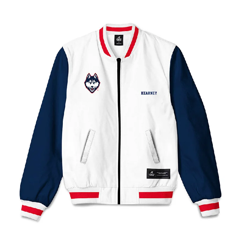 UConn - NCAA Women's Rowing : Anja Kearney - Bomber Jacket Ribbed Jacket Pleated Jacket Ruffled Jacket UConn - NCAA Women's Rowing : Anja Kearney - Bomber Jacket Ribbed Jacket Pleated Jacket Ruffled Jacket