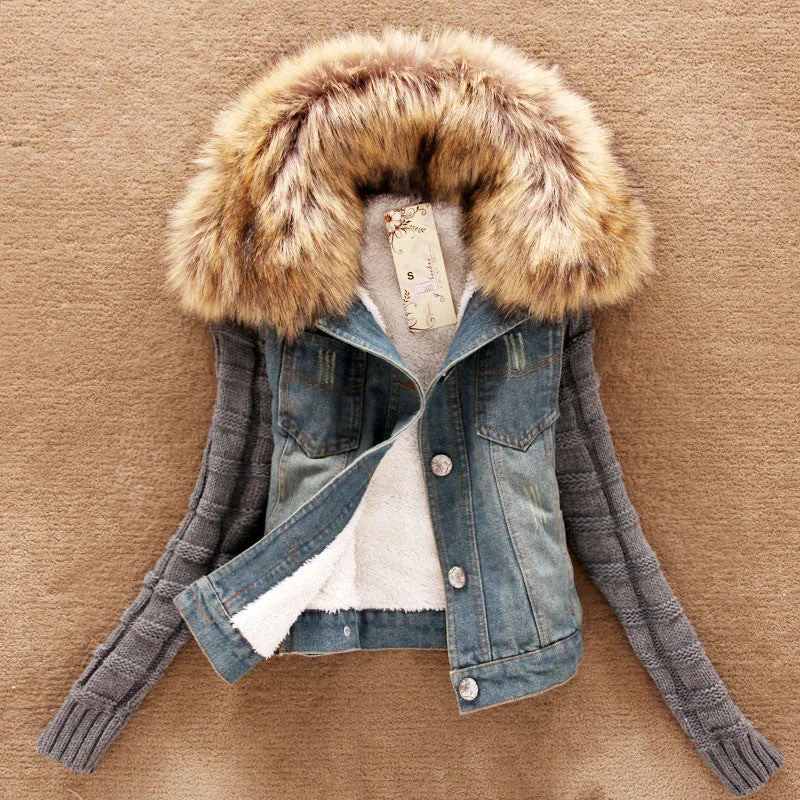 winter women fashion denim jacket Movable furs collar Wool coat Bomber Jacket jean women basic coats V-Neck Jacket Boat Neck Jacket Square Neck Jacket winter women fashion denim jacket Movable furs collar Wool coat Bomber Jacket jean women basic coats V-Neck Jacket Boat Neck Jacket Square Neck Jacket