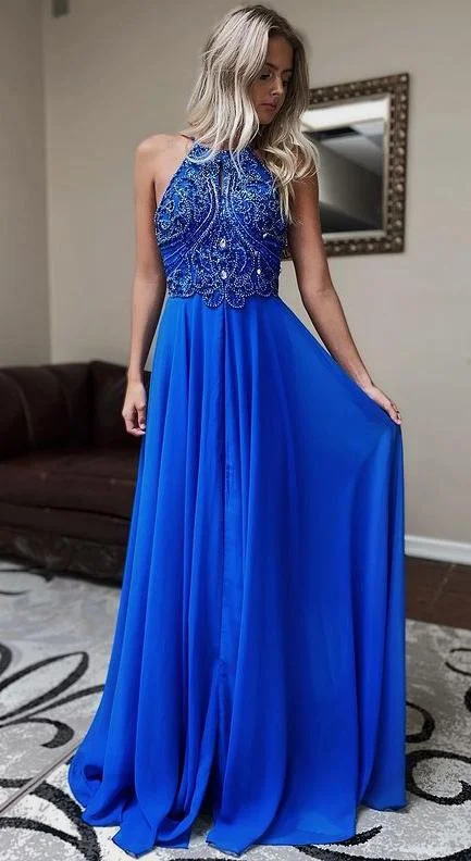 Royal Blue A-line Beading Long Prom Dresses Winter Formal Dresses,Evening Dresses cg16601 Royal Blue A-line Beading Long Prom Dresses Winter Formal Dresses,Evening Dresses cg16601