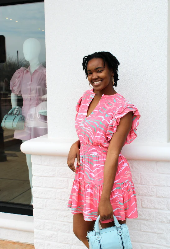 MAGGIE DRESS - TIGER
