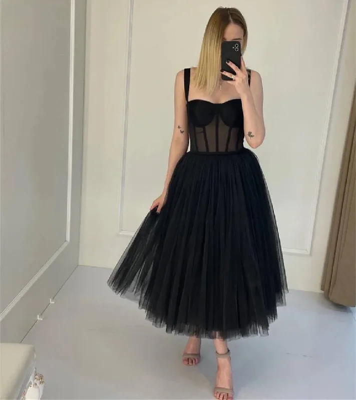 New In Little Back Dresses Sheer Exposed Boning Spaghetti Straps Formal Women Evening Prom Gows Night Party New In Little Back Dresses Sheer Exposed Boning Spaghetti Straps Formal Women Evening Prom Gows Night Party