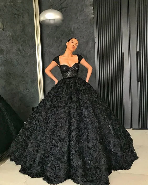 black Prom Dresses long ball gown Evening Dresses   cg16592