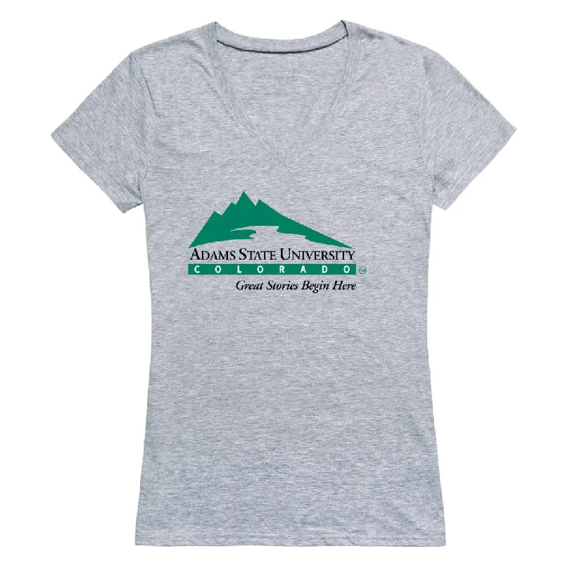 Adams State University Grizzlies Womens Seal T-Shirt Nylon Fabric Polyester Fabric Spandex Fabric Adams State University Grizzlies Womens Seal T-Shirt Nylon Fabric Polyester Fabric Spandex Fabric