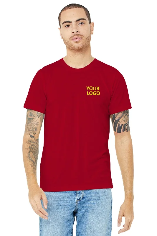 Bella Canvas Unisex USA Jersey T-Shirt, Red Nylon Fabric Polyester Fabric Spandex Fabric Bella Canvas Unisex USA Jersey T-Shirt, Red Nylon Fabric Polyester Fabric Spandex Fabric