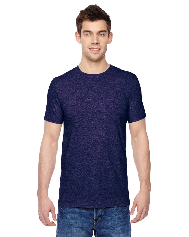 Fruit of the Loom 100% Sofspun Cotton T-Shirt | Heather Grape Cashmere Blend Cotton Blend Poly Blend Fruit of the Loom 100% Sofspun Cotton T-Shirt | Heather Grape Cashmere Blend Cotton Blend Poly Blend