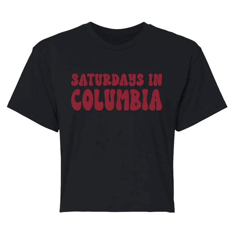 Saturdays In Columbia Cropped Short Sleeve T-Shirt Lace Blend Ribbed Blend Corduroy Blend Saturdays In Columbia Cropped Short Sleeve T-Shirt Lace Blend Ribbed Blend Corduroy Blend