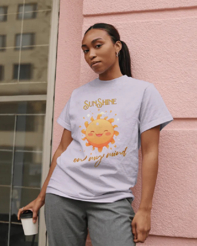Sunshine on my mind, Classic Unisex T-shirt Front Pockets Side Pockets Patch Pockets Sunshine on my mind, Classic Unisex T-shirt Front Pockets Side Pockets Patch Pockets
