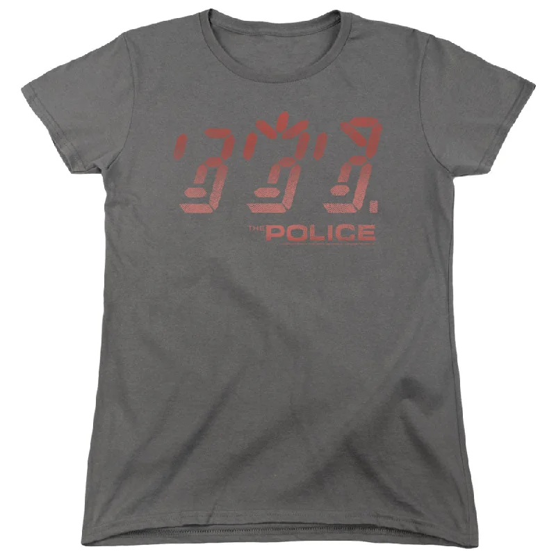 The Police Ghost In The Machine Women's 18/1 100% Cotton Short-Sleeve T-Shirt Cotton Fabric Linen Fabric Terry Fabric The Police Ghost In The Machine Women's 18/1 100% Cotton Short-Sleeve T-Shirt Cotton Fabric Linen Fabric Terry Fabric
