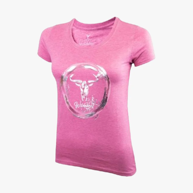 Wildebees Womens Splatter Circle Short Sleeve Tee Primrose Fleece Fabric Down Fabric Feather Fabric Wildebees Womens Splatter Circle Short Sleeve Tee Primrose Fleece Fabric Down Fabric Feather Fabric